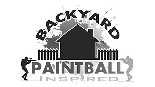 BACKYARD PAINTBALL INSPIRED logo