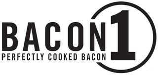 BACON 1 PERFECTLY COOKED BACON logo
