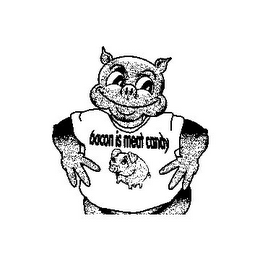 BACON IS MEAT CANDY logo