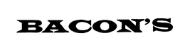 BACON'S logo