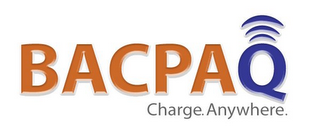 BACPAQ CHARGE. ANYWHERE. logo