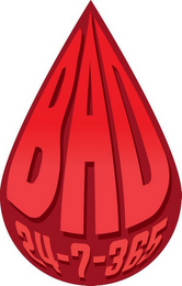 BAD 24-7-365 logo