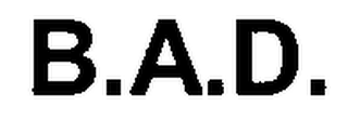 B.A.D. logo