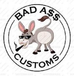 BAD A$$ CUSTOMS logo