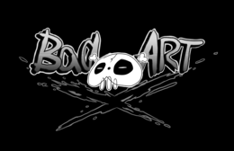 BAD ART X logo