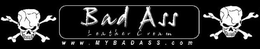 BAD ASS LEATHER CREAM WWW.MYBADASS.COM logo