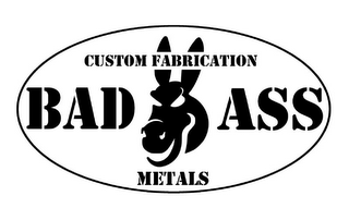 BAD ASS METALS CUSTOM FABRICATION logo