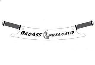 BAD ASS PIZZA CUTTER logo