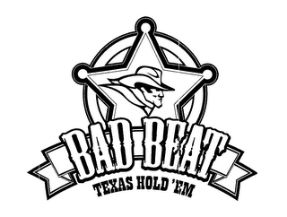 BAD BEAT TEXAS HOLD 'EM logo