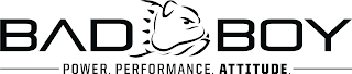 BAD BOY POWER. PERFORMANCE. ATTITUDE. logo