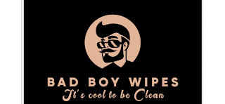 BAD BOY WIPES IT'S COOL TO BE CLEAN logo