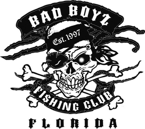 BAD BOYZ FISHING CLUB EST. 1997 FLORIDA logo