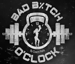 BAD B%TCH O'CLOCK BY COACH PARIS 9 12 3 logo