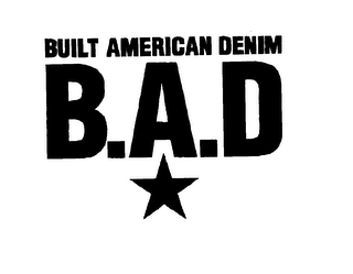 BAD BUILT AMERICAN DENIM logo