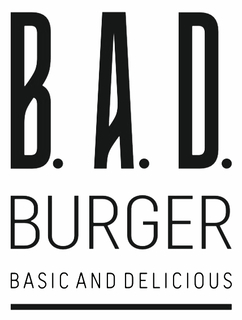 B.A.D. BURGER BASIC AND DELICIOUS logo