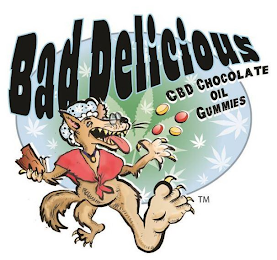 BAD DELICIOUS CBD CHOCOLATGE OIL GUMMIES logo