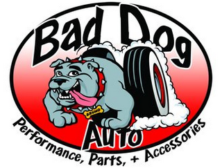 BAD DOG AUTO PERFORMANCE, PARTS, + ACCESSORIES BRUNO logo
