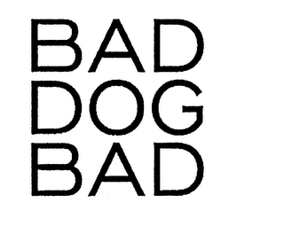 BAD DOG BAD logo