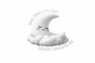 BAD DREAMS OUT GOOD DREAMS IN logo