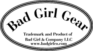 BAD GIRL GEAR logo