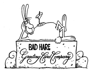 BAD HARE GREETING CARD COMPANY logo