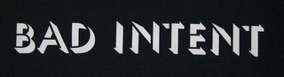 BAD INTENT logo