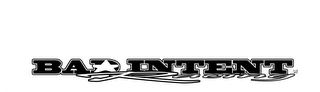 BAD INTENT logo