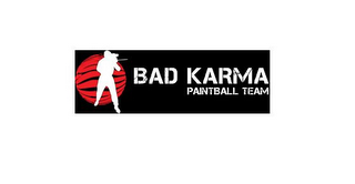 BAD KARMA PAINTBALL TEAM logo