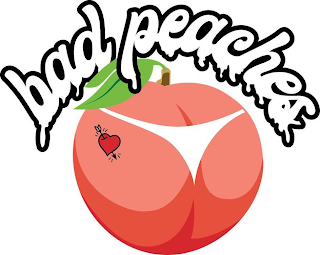 BAD PEACHES logo