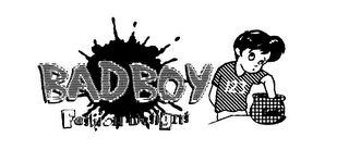BADBOY 123 FASHION DESIGNS logo