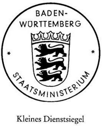 BADEN-WÜRTTEMBERG STAATSMINISTERIUM logo