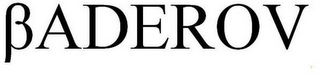 BADEROV logo