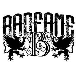 BADFAME B logo