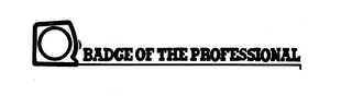 BADGE OF THE PROFESSIONAL logo