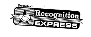 BADGEMAN'S RECOGNITION EXPRESS logo