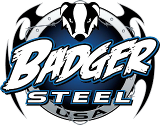 BADGER STEEL USA logo