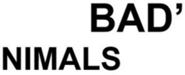 BAD'NIMALS logo