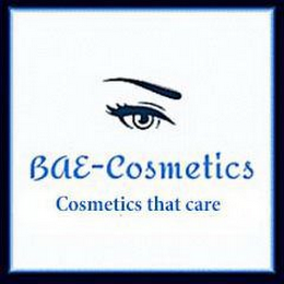 BAE-COSMETICS COSMETICS THAT CARE logo