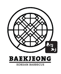 BAEKJEONG KOREAN BARBECUE logo