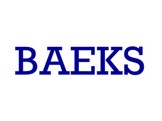 BAEKS logo