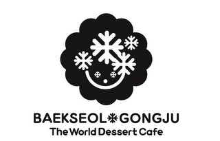 BAEKSEOL GONGJU THE WORLD DESSERT CAFE logo