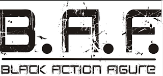B.A.F. BLACK ACTION FIGURE logo