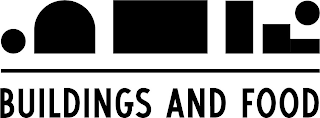 BAF. BUILDINGS AND FOOD logo