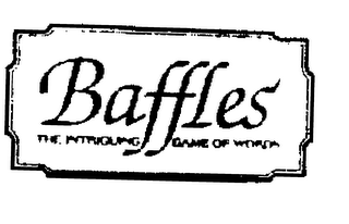 BAFFLES THE INTRIGUING GAME OF WORDS logo