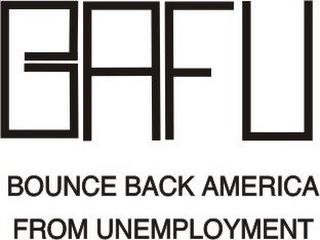 BAFU BOUNCE BACK AMERICA FROM UNEMPLOYMENT logo
