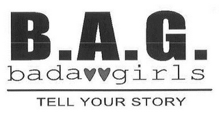 B.A.G. BADASSGIRLS TELL YOUR STORY logo