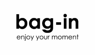 BAG-IN ENJOY YOUR MOMENT logo