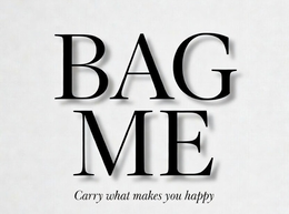 BAG ME CARRY WHAT MAKES YOU HAPPY logo