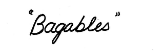 BAGABLES logo
