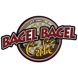 BAGEL BAGEL CAFÉ EST. 1991 logo